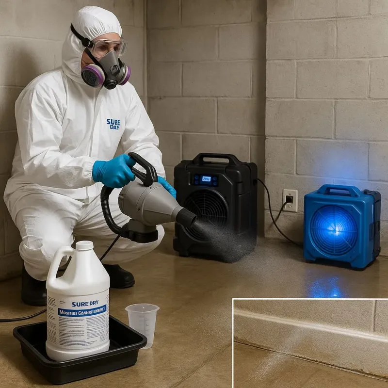 Sanitization and Odor Removal process in Glendale, MS